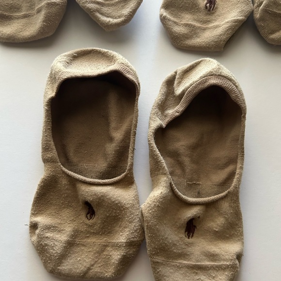 Polo Ralph Lauren Beige No-Show Socks - Picture 1 of 4